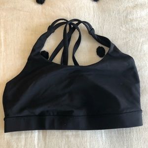 Lululemon black sports bra.